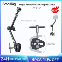 brazo magico smallrig de 711 con abrazadera en forma de cangrejo cabeza de bola para 360    ajustes con tornillo 14-20 para camaras de accion monitores