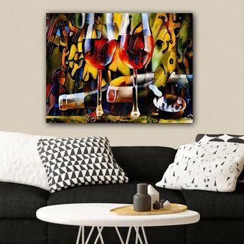 Pintura Decorativa Lienzo 747184297_70100 Multicolor 70x100 Cm