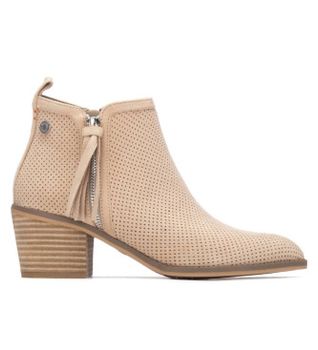 Refresh para mujer. 17515105-BEIGE Botines 175151 beige (37), 3 a 5cm, Cremallera, Casual