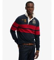 superdry para hombre m1110483a polo double rugby marino l casual algodon manga larga