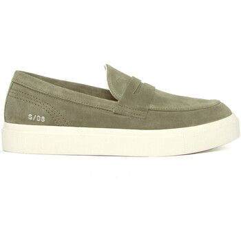 Panchic Zapatos S08M006-0124U014 SLIP-ON SUEDE MILITARY OLIVE para hombre