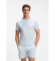 boss para hombre 50491706 camiseta rn azul m casual algodon manga corta