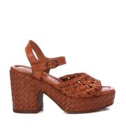 carmela para mujer 16163701-camel sandalias de piel 161637 marron 39 8 a 10cm hebilla casual