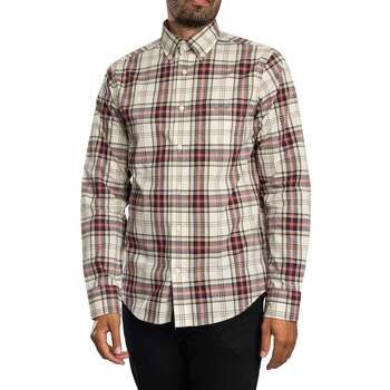 Gant Camisa manga larga Camisa de cuadros de popelina regular para hombre