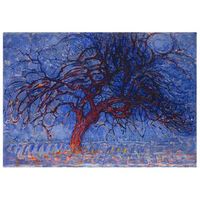 legendarte - cuadro lienzo impresion digital - el arbol rojo - piet mondrian - decoracion pared cm 80x100