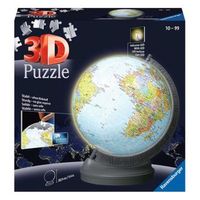 globo 3d pz de 540p ilumina la tierra