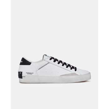 Crime London Deportivas Moda DISTRESSED 16001PP5-10 WHITE BLACK para hombre