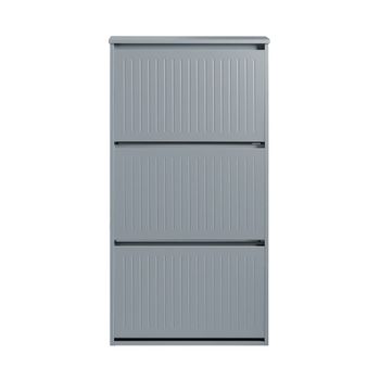 Zapatero con 3 puertas gris