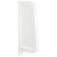 separador de privacidad de urinario de pared ceramica blanco vidaxl