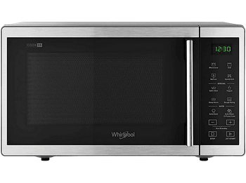 Microondas con grill - Whirlpool MWP 253 SX, 900W, 7 niveles, Función Grill, 25 l, Inox