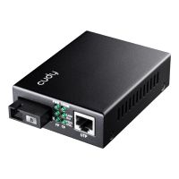 conversor de fibra cudy mc100gsb-60b 1000 mbits gigabit sc 40 km negro