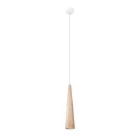 lampara colgante vovo 1 luz madera natural