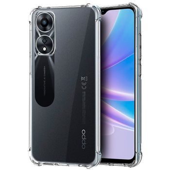 Cool Funda AntiShock Transparente para Oppo A78 5G