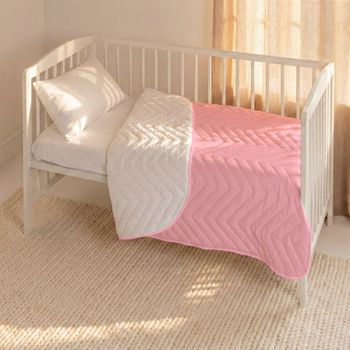 Arista Colcha Cuna (100x130 cm) Rosa