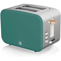 swan nordic tostadora 2 rebanadas 900w verde