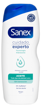 Sanex Gel de Ducha Cuidado Experto Aceite Piel Seca 600 ml