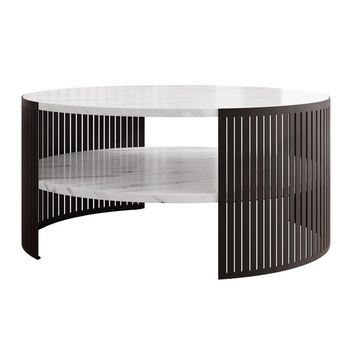 Mesa De Centro Oswego 120, Diámetro: 750, Aglomerado Laminado, Redonda