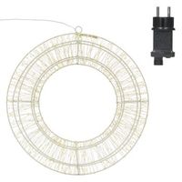 aro de luz con 900 led guirnalda de luz o38 cm blanco ecd germany