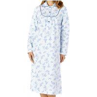 floral print flannel nightdress