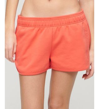 Superdry para mujer. W7110417A Pantalón Corto Sports Tech Racer naranja (S), Casual, Poliéster