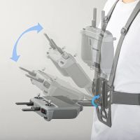 sunnylife rc  rc 2 control remoto de pantalla doble rc pro soporte de cintura con soporte de cuello para dji mini 4 pro