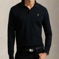 polo ralph lauren cotton-jersey polo shirt - l