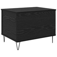 mesa de cafe  mesa de centro roble negro 60 x 445 x 45 cm madera contrachapada