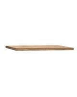estanteria de madera maciza flotante acabado envejecido 120x32cm