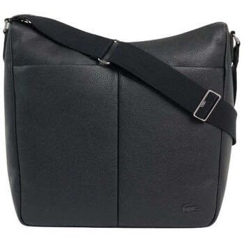 Lacoste Bolso de mano Bolso hobo grande Magnus Cuero Negro para mujer