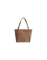 bolso shopper marron don algodon 0ri7800051 de ante uni