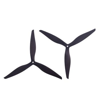 2 pares de hélices Gemfan Cinelifter 1070 10x7 10 pulgadas de fibra de vidrio y nailon de 3 palas para drones de carrera
