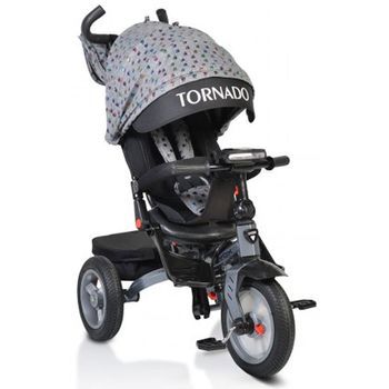 Triciclo Con Bandeja Musical Byox Jockey Bandeja Gris