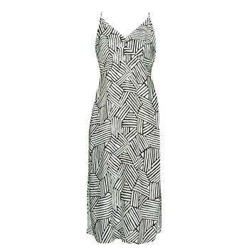 Superdry Vestido largo VINTAGE MIDI HALTER SLIP DRESS para mujer