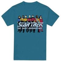 star trek camiseta line up para hombre
