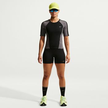Nike Tempo   Mallas para correr Mujeres - negro, plateado
