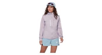 Chaqueta impermeable mammut aenergy tr hooded violet para mujer