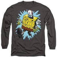 spongebob squarepants camiseta manga larga tv10677 para hombre