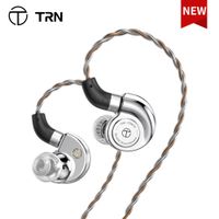 trn conch-auriculares dinamicos de alta fidelidad audifonos con diafragma dlc de alto rendimiento monitor intrauditivo con cable desmontable para musicos audiofilos