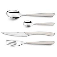 amefa set 24 cubierto inox blanco eclat
