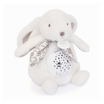 Luz Nocturna Edredón Musical Conejo - Blanco - Doudou Et Compagnie