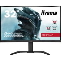 iiyama g-master gcb3280qsu-b2 32 va curvo qhd 180hz 02ms usb-a altavoces altura ajustable