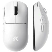 raton mchose a7 v2 ultra wireless 42000 dpi blanco dock magnetico