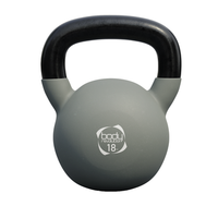 pesa rusa kettlebell  hierro recubierto de neopreno body revolution - 18kg