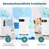deshumidificador de 23 l con modo de suspension deshumidificador de habitacion para el sotano del hogar deshumidificador movil temporizador de 24 horas