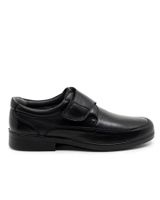 de luisetti zapatos luisetti blucher derby de piel con velcro modelo 26854st negro