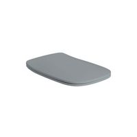 asiento de inodoro termoestable de cierre suave gris mate