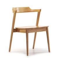 pack 2 sillas venus color roble madera maciza 58 cm largo 575 cm profundo 76 cm alto