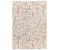 alfombra de diseno geometrico multicolor beruti 160x230 cm - atticgo