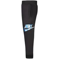 nike pantalon chandal pantalons 86i449 en molleton metallise noir para mujer