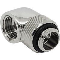 ek-af angled 90 degrees fitting adapter - silver silver